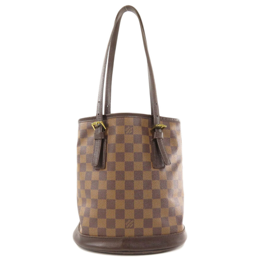 Louis Vuitton Canvas Ebene Brown Damier Mare Handbag Brown